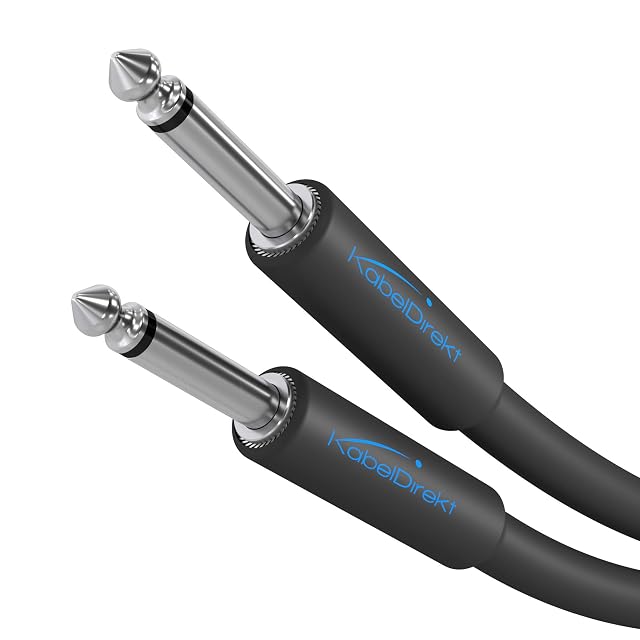 Câble instrument mono KabelDirekt 6,3 mm de 3 m