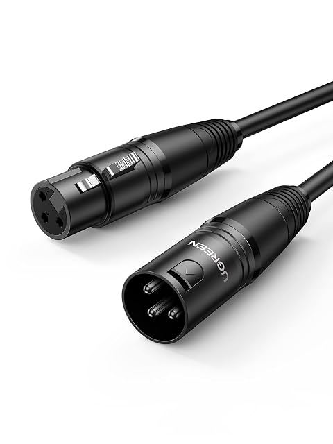 Câble micro XLR UGREEN à trois broches, 3 m